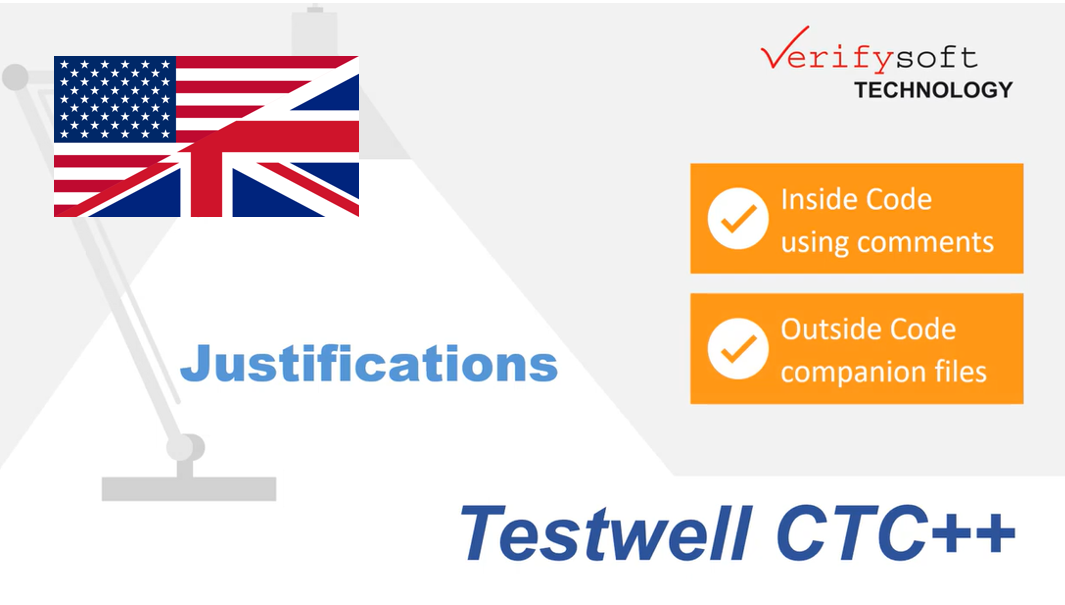 Testwell CTC++ Justifications