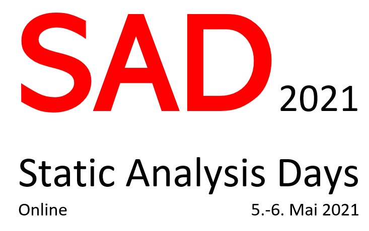 Static Analysis Days SAD 2021 Online