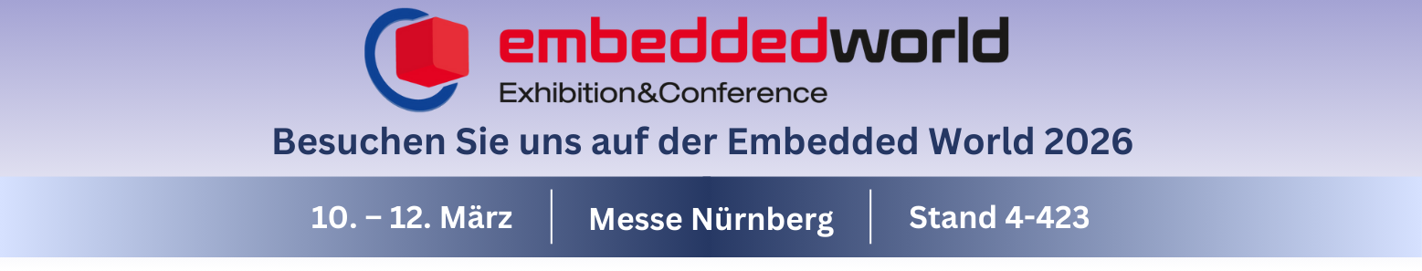 Wir nehmen Teil! Embedded World 2026